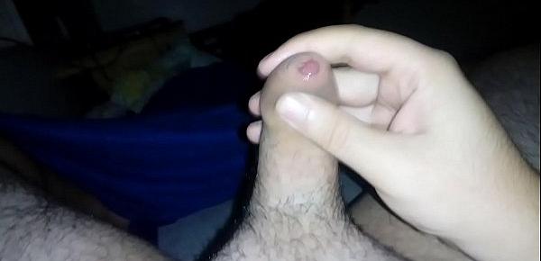  Playing with foreskin